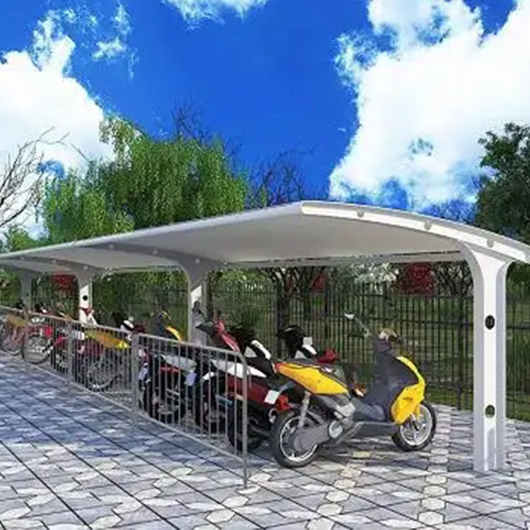 雷州市膜结构电动车棚